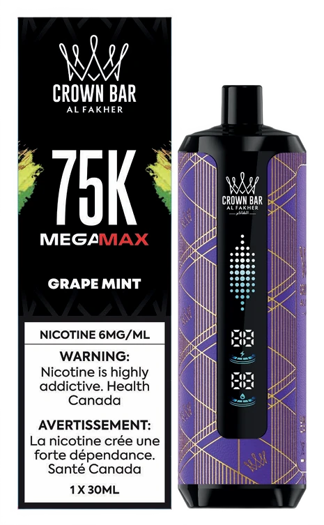 AL FAKHER Crown Bar 75K MEGA Max Disposable