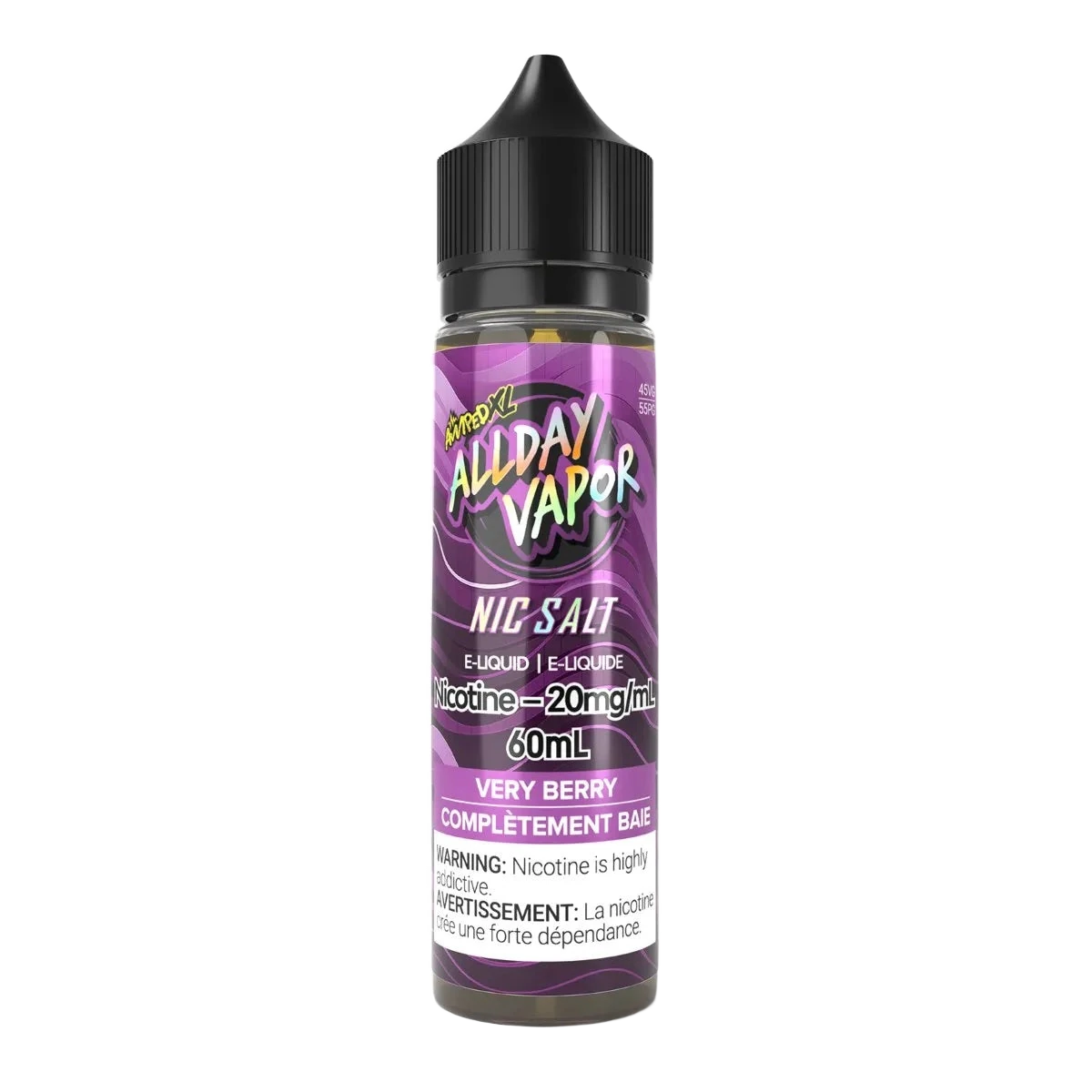 Allday Vapor Salt 60ml - Very Berry