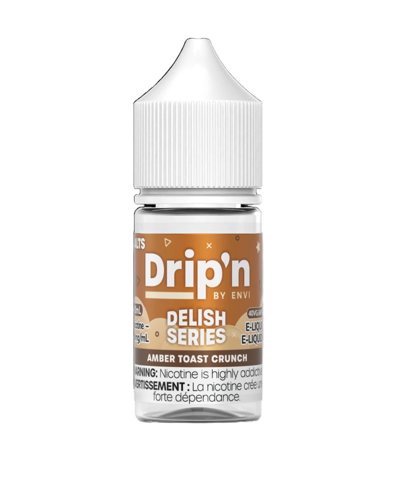 Drip'n by Envi Delish E-Liquid - Amber Toast Crunch
