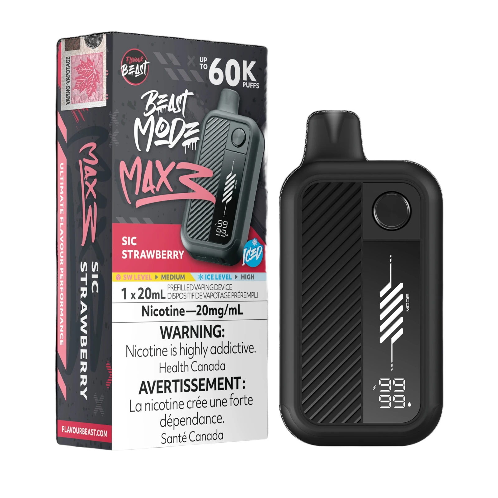 Flavour Beast BEAST MODE Max 3 Disposable - 60K Puffs