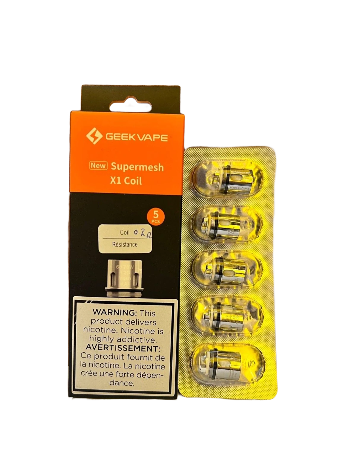 Geekvape Super Mesh Replacement Coils (5 Pack)