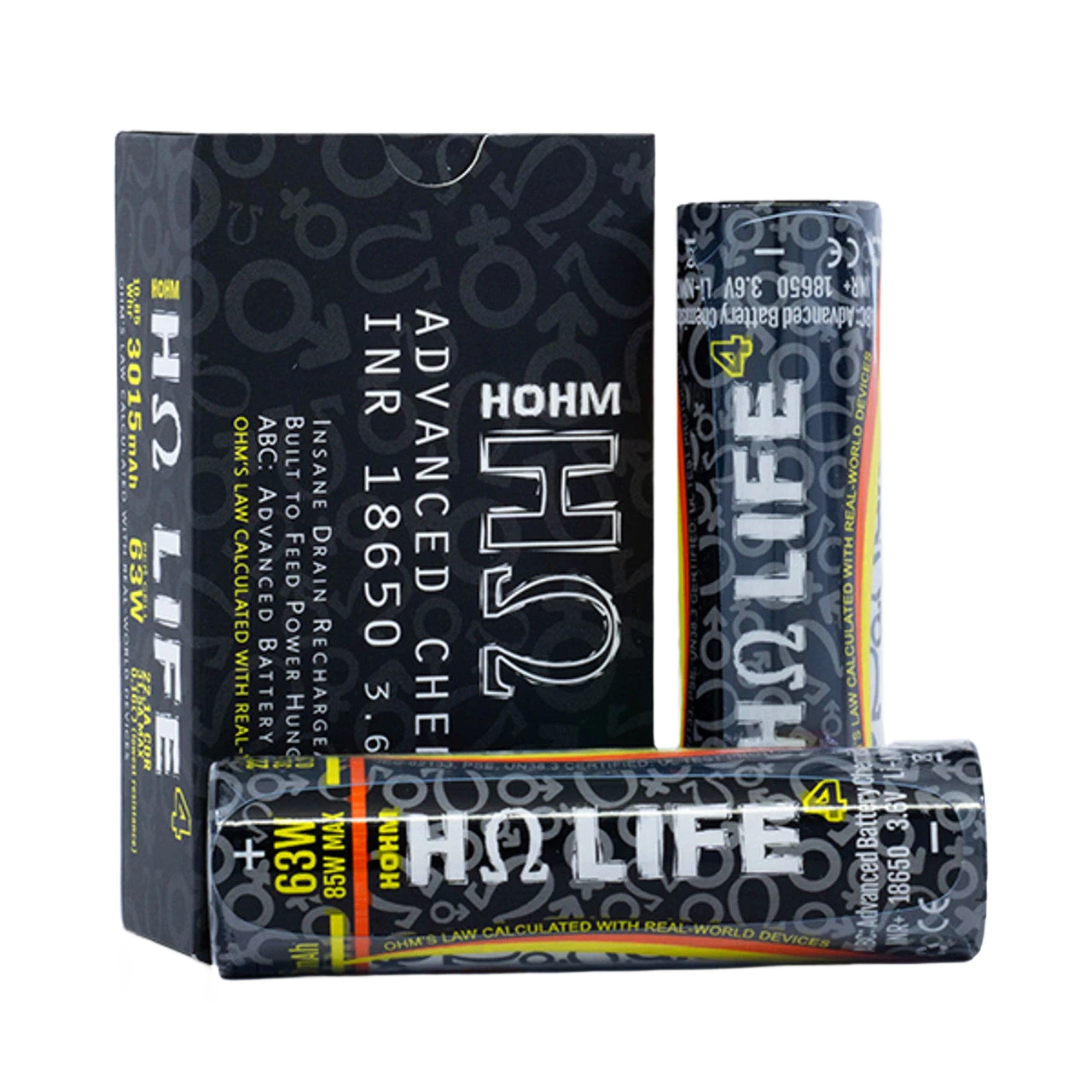 HOHMTECH LIFE4 18650 3015MAH 22.1A - 2pcs/pk