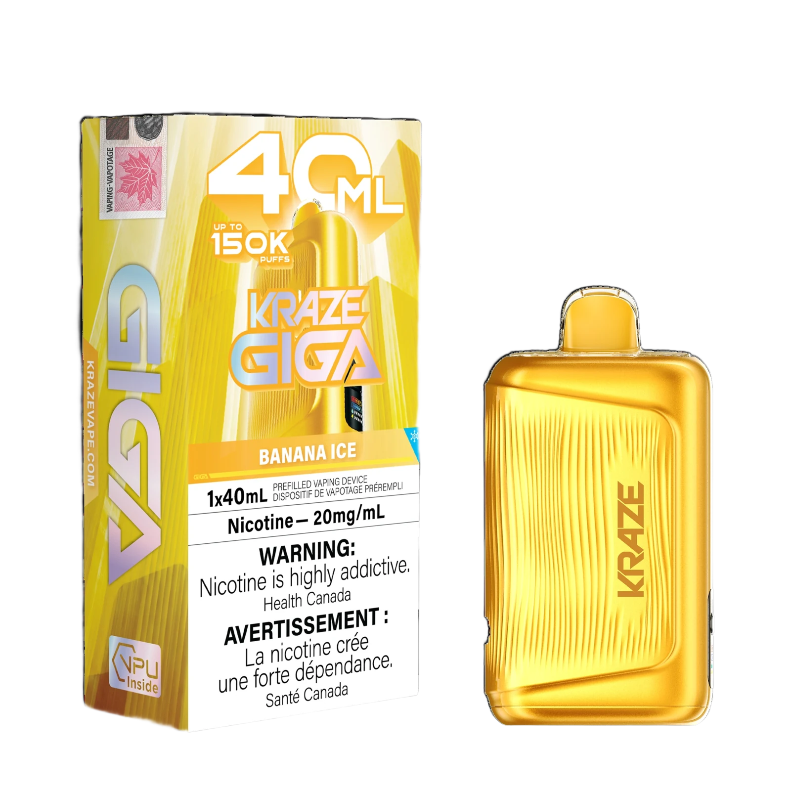 Kraze GIGA Disposable - 150K