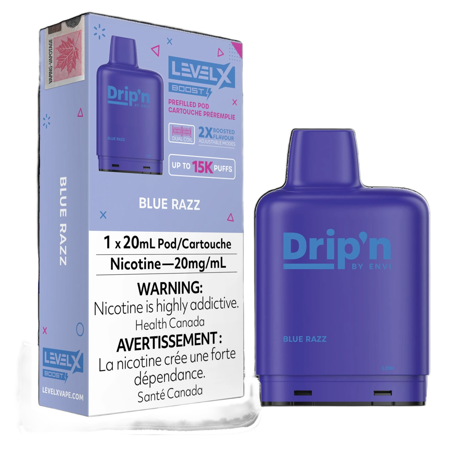 Level X Drip'n Boost Pod 20ml