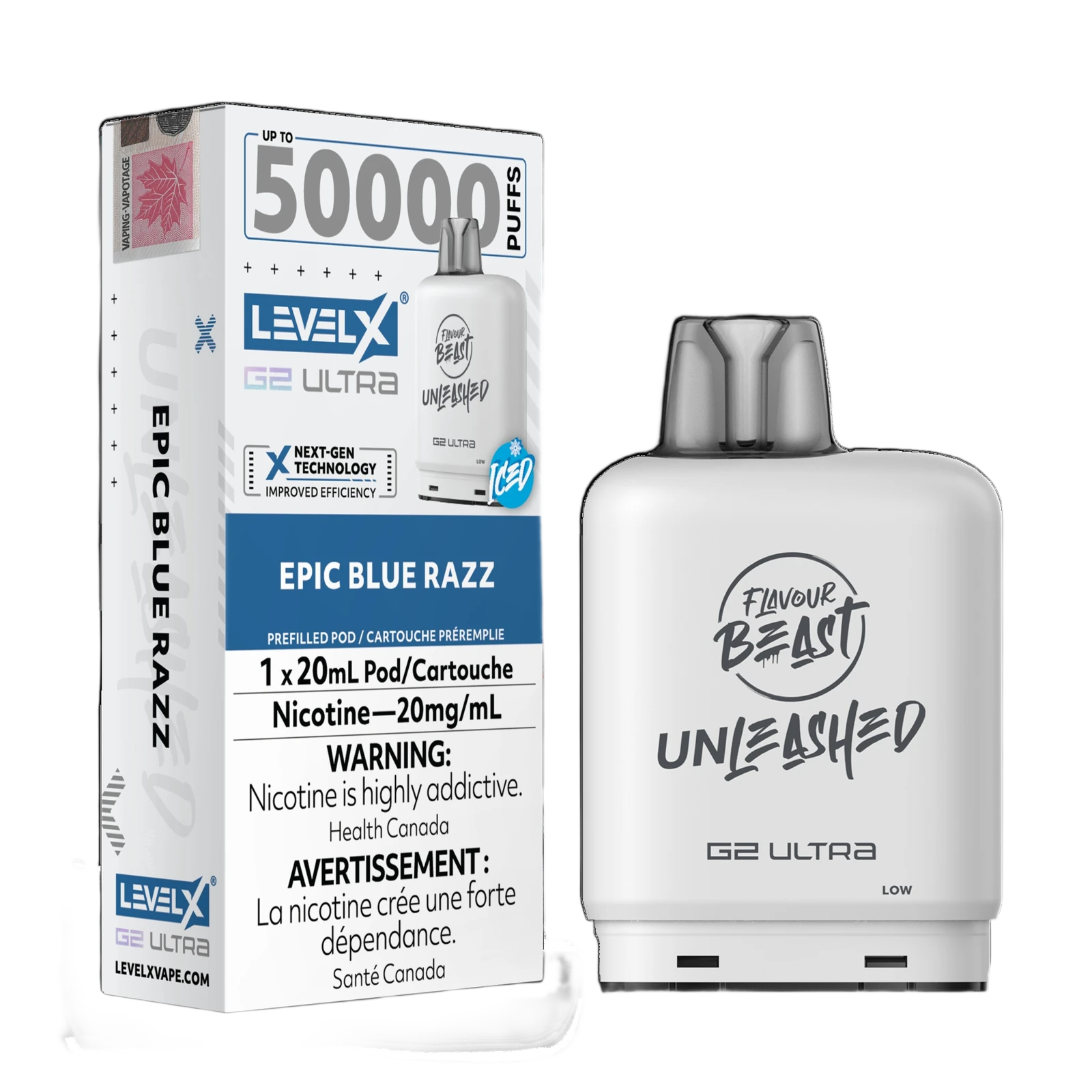 Level X G2 ULTRA Pod 20ml - Unleashed 50K
