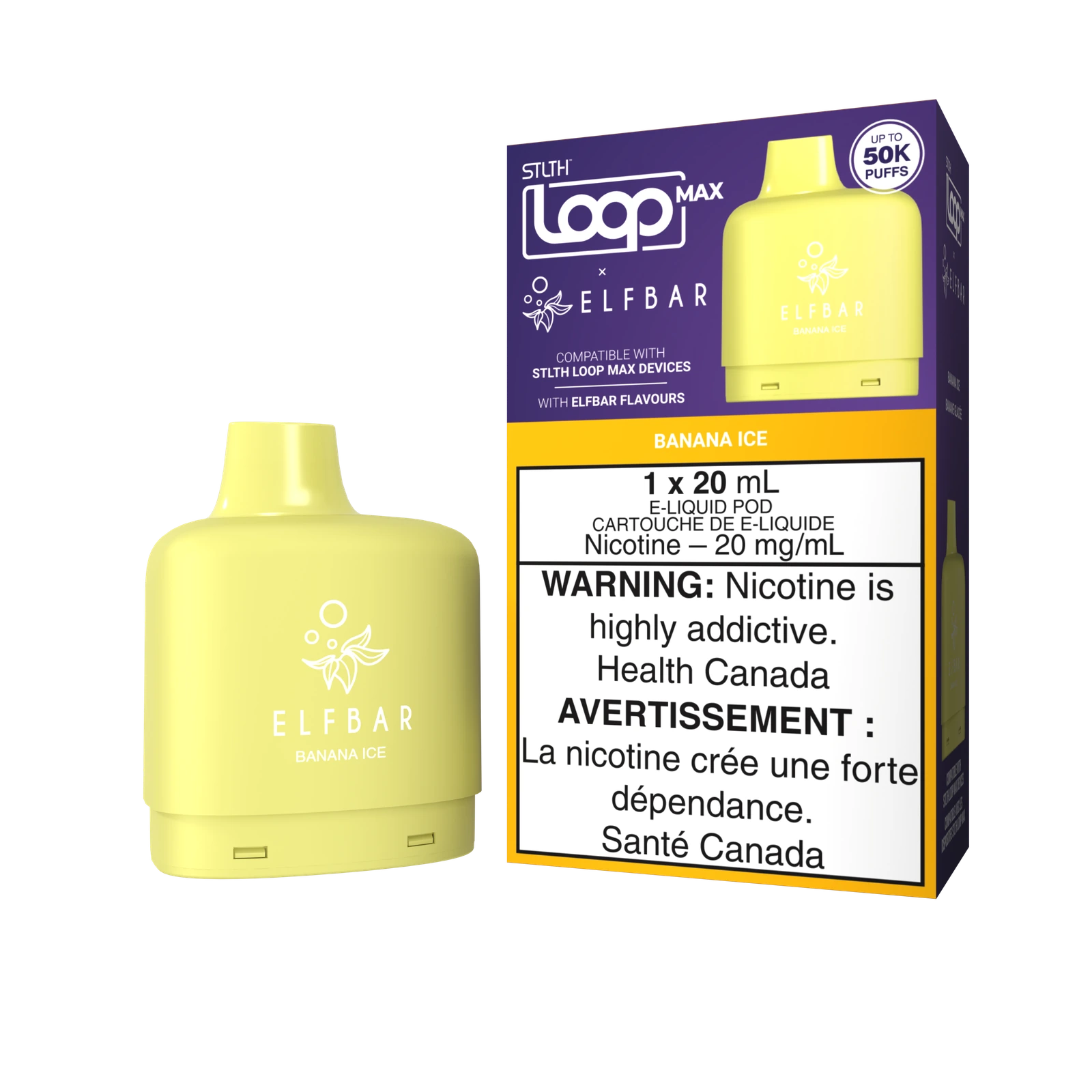 STLTH Loop Max x Elf Bar 50K Pods: Banana Ice