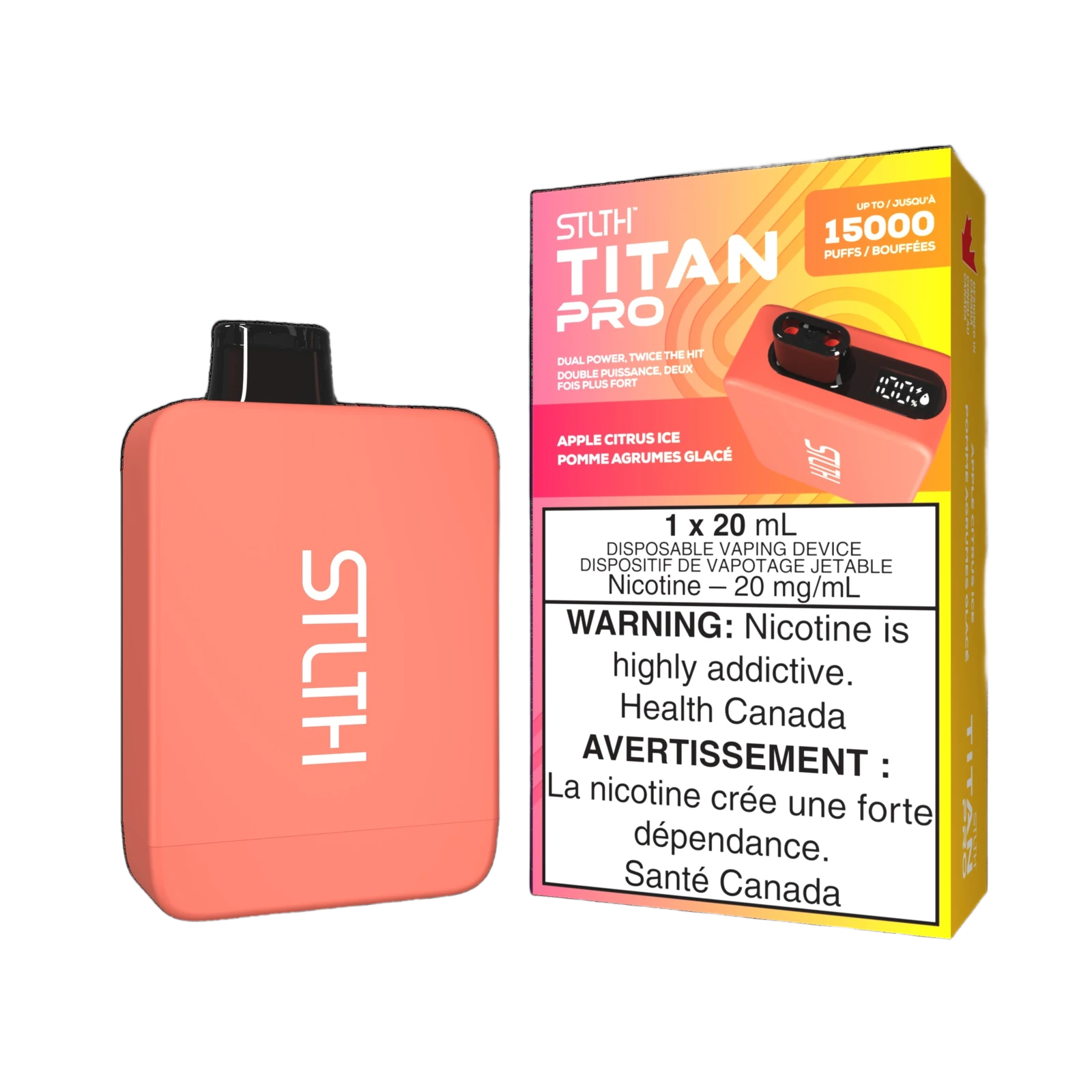 STLTH TITAN Pro Disposable - 15000 Puffs