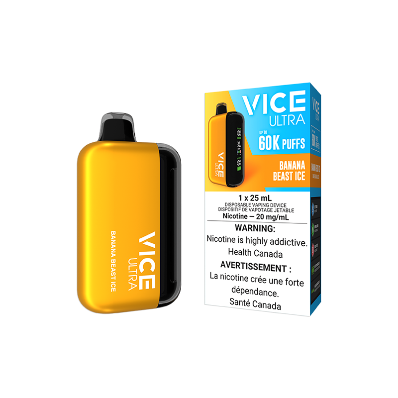 VICE ULTRA Disposable - 60000 Puffs: Banana Beast Ice