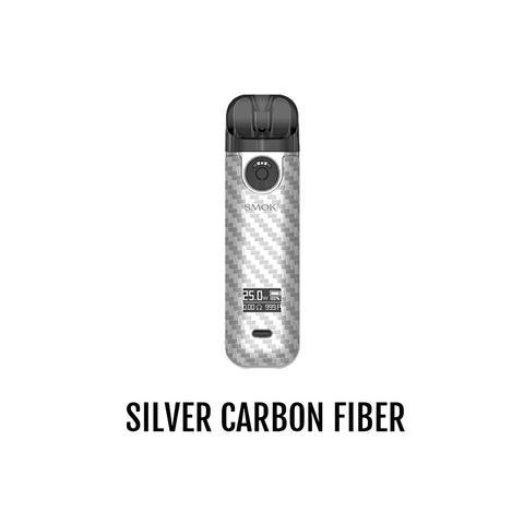 Smok Novo 4 Pod Kit: Silver Carbon Fiber
